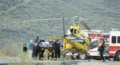 Air Evac injury